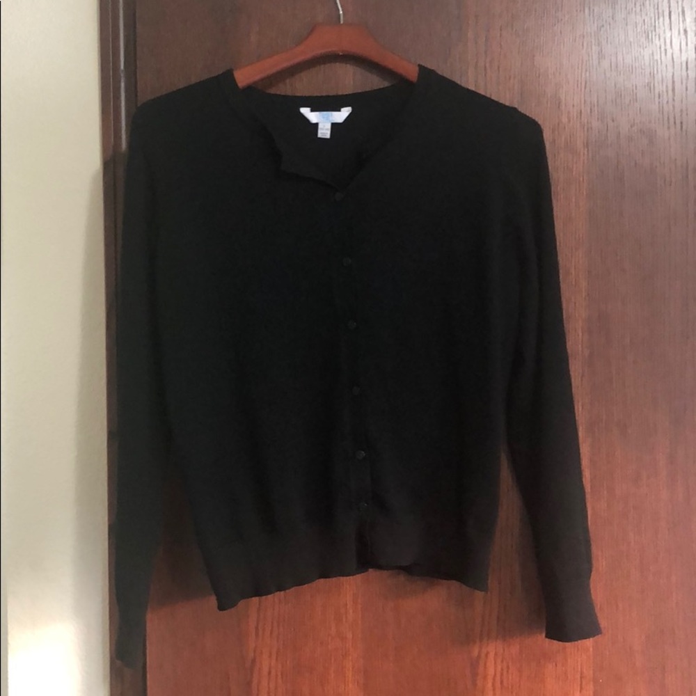 Time & tru black cardigan